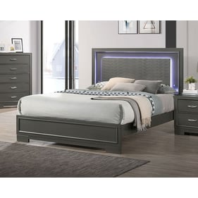 Furniture of America Alison Dark Walnut Queen Bed