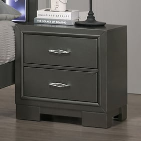 Furniture of America Alison Dark Walnut Night Stand