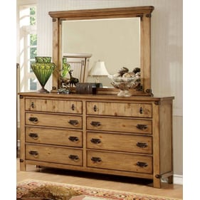 Furniture of America Pioneer Dresser and Mirror