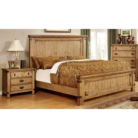 Furniture of America Pioneer 2pc Bedroom Set with King Bed