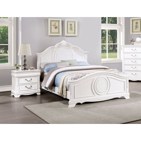 Furniture Of America Alecia White 4pc Bedroom Set With Twin Bed