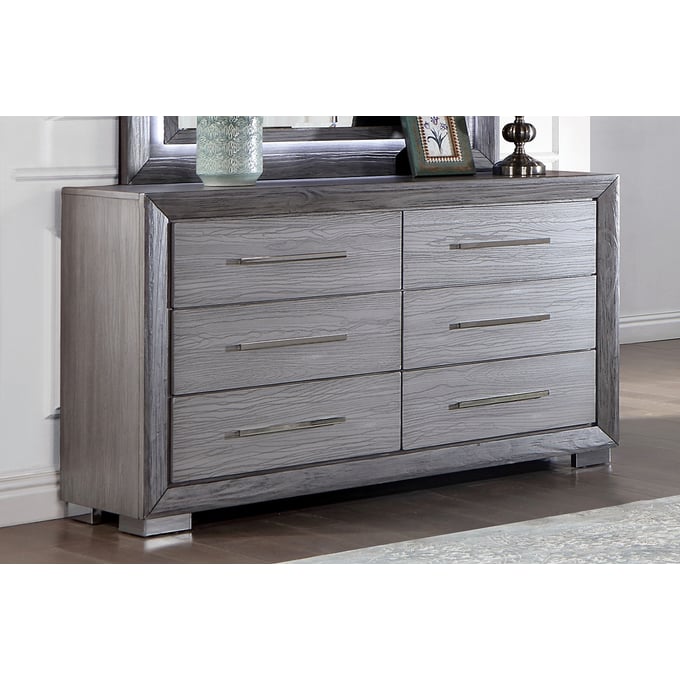 Furniture of America Raiden Gray Dresser FOA-CM7468GY-D