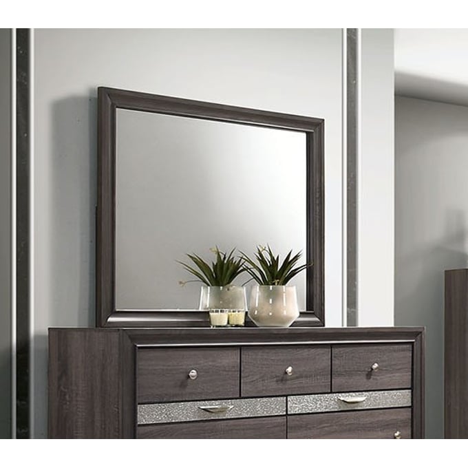 Furniture Of America Chrissy Gray 3mm Mirror FOA-CM7552GY-M