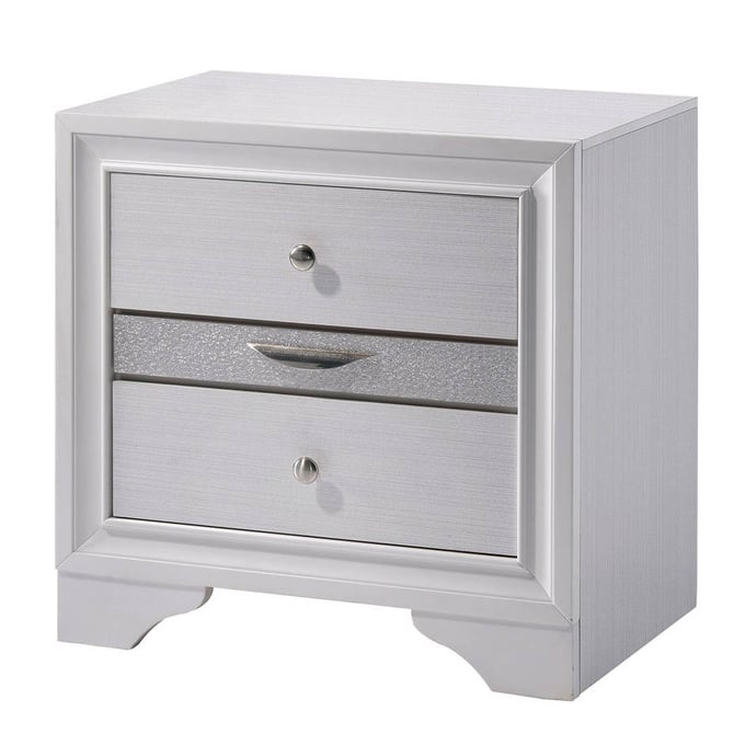 Furniture Of America Chrissy White Night Stand FOA-CM7552N