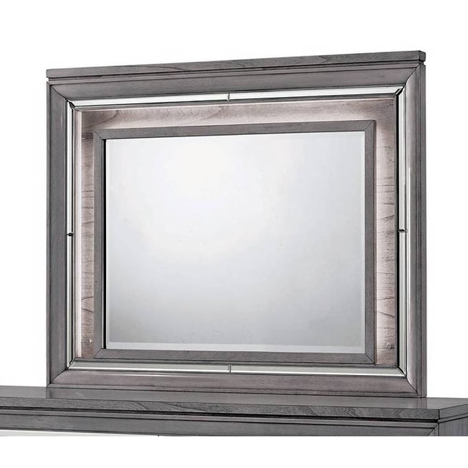 Furniture of America Alanis Light Gray Mirror FOA-CM7579M