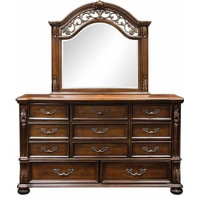 Furniture of America Arthur Dresser and Mirror