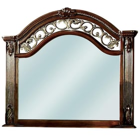 Furniture of America Arthur Brown Cherry Mirror