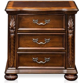 Furniture of America Arthur Brown Cherry Night Stand