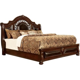 Furniture of America Flandreau Brown Cherry Espresso Queen Bed