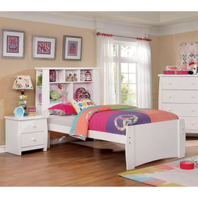 Furniture Of America Marlee White 4pc Kids Bedroom Set With Twin Bed