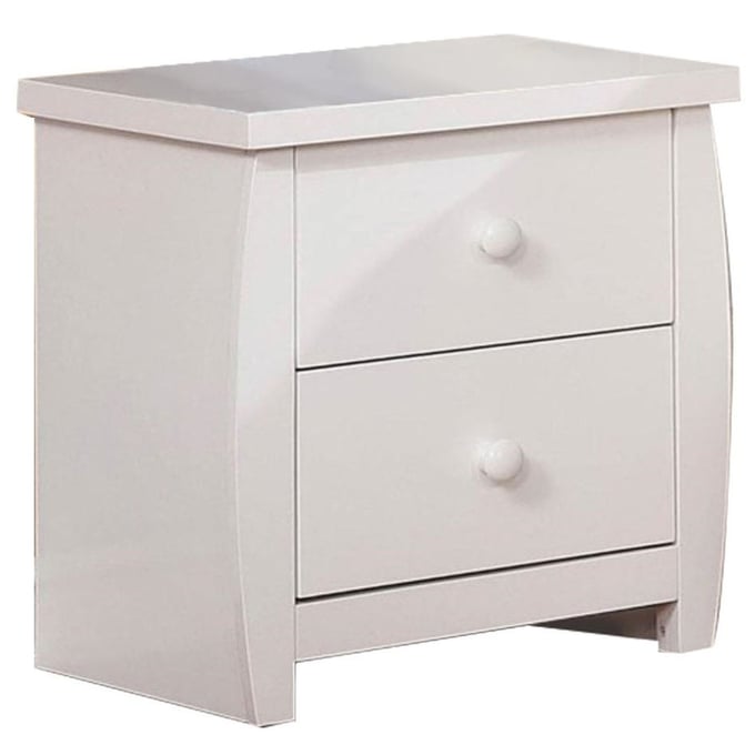 Furniture of America Marlee White Night Stand FOA-CM7651WH-N