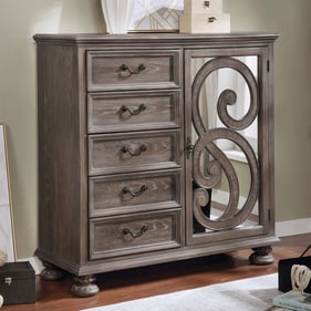 Furniture of America Lysandra Rustic Natural Armoire