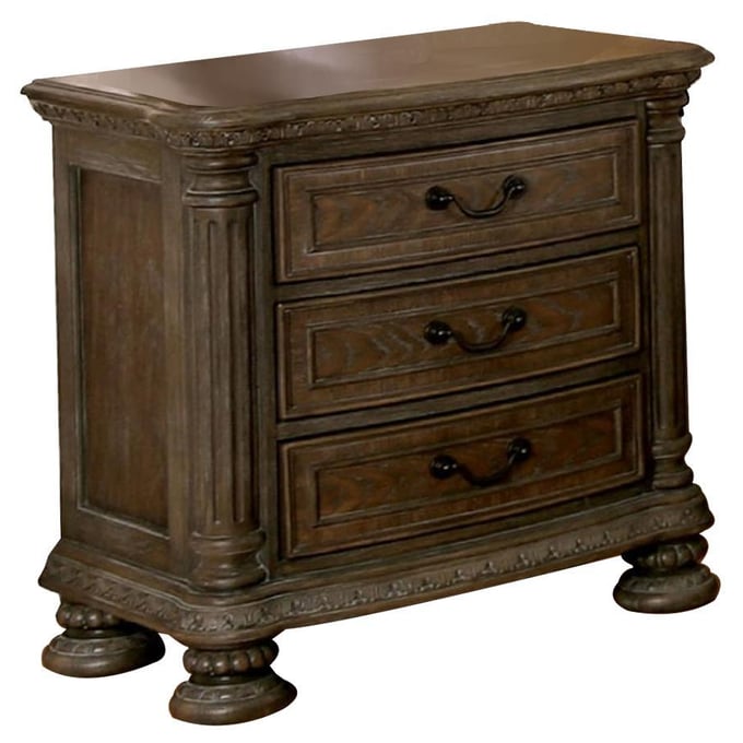 Furniture of America Persephone Natural Tone Night Stand FOA-CM7661N