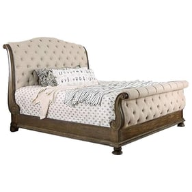 Furniture of America Lysandra Rustic Natural Tone Beige Queen Bed