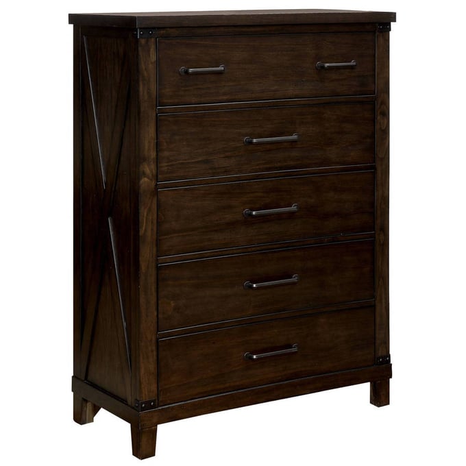 Furniture of America Bianca Dark Walnut Chest FOA-CM7734C