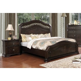 Furniture Of America Calliope Espresso 4pc Bedroom Set With Queen Bed