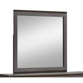 Furniture of America Manvel Two Tone Antique Gray Mirror