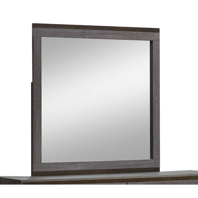 Furniture of America Manvel Two Tone Antique Gray Mirror FOA-CM7867M