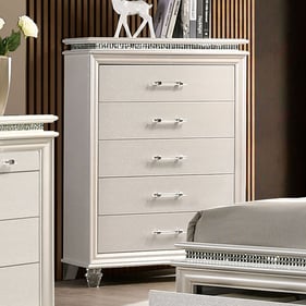 Furniture of America Maddie Pearl White Chest