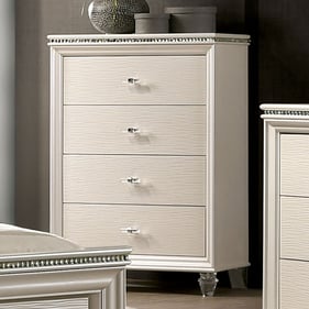 Furniture Of America Allie Pearl White Chest