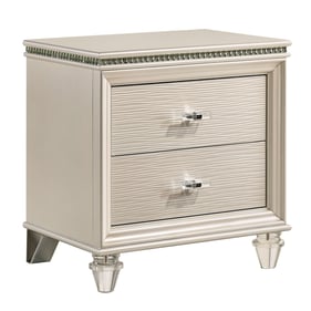 Furniture Of America Allie Pearl White Night Stand