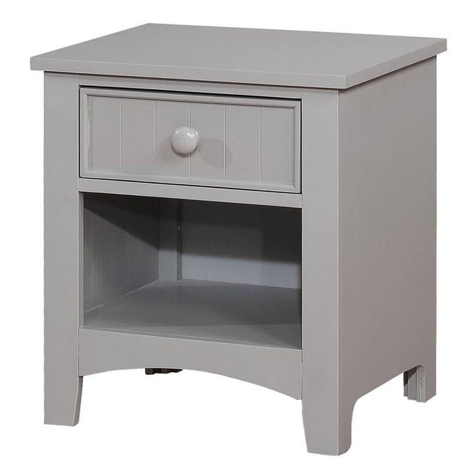 Furniture of America Caren Gray Night Stand FOA-CM7905GY-N