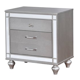 Furniture Of America Brachium Silver Night Stand