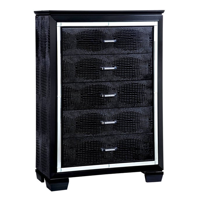 Furniture of America Bellanova Black Chest FOA-CM7979BK-C