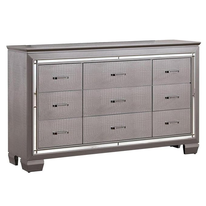 Furniture of America Bellanova Silver Dresser FOA-CM7979SV-D