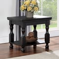 End Table, Antique Black