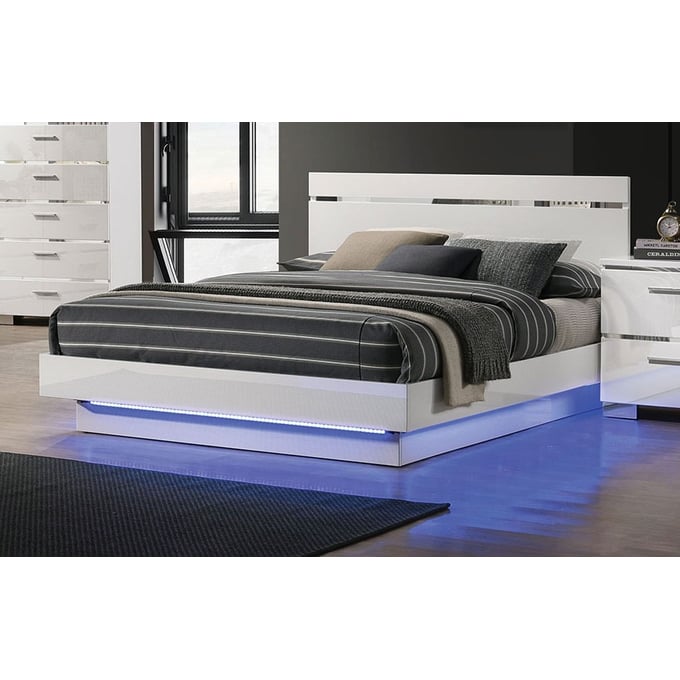 Furniture of America Erlach White Queen Bed FOA-7189WH-Q-BED