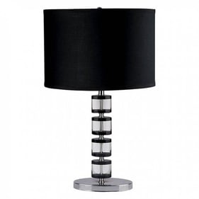 Furniture of America Zoe Black Table Lamp