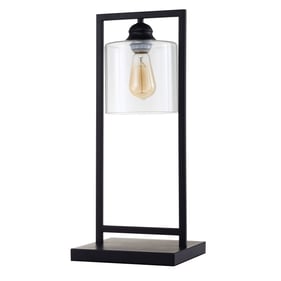 Furniture of America Zoe Black 6 Inch Table Lamp