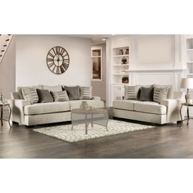 Furniture Of America Holborn Beige 2pc Living Room Set