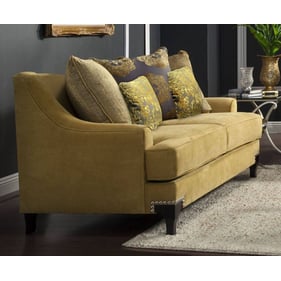 Furniture of America Viscontti Gold Gray Loveseat