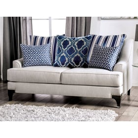 Furniture of America Sisseton Light Gray Loveseat