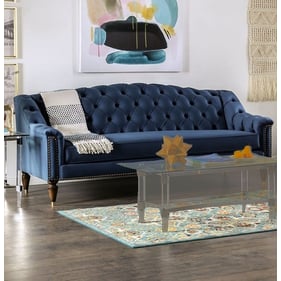 Furniture of America Martinique Blue 2pc Living Room Set