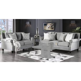 Furniture of America Giovanni Gray 2pc Living Room Set