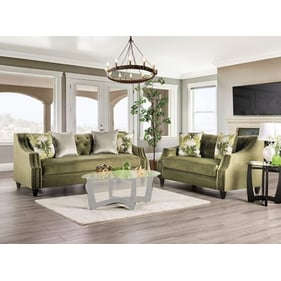 Furniture of America Kaye Green 2pc Living Room Set