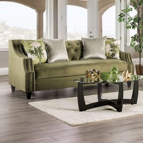 Furniture of America Kaye Green Sofa