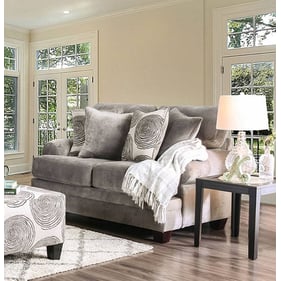 Furniture of America Bonaventura Gray Loveseat