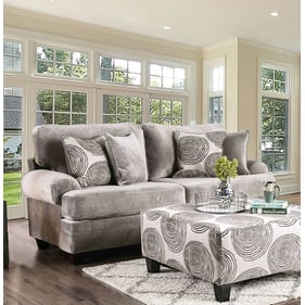 Furniture of America Bonaventura Gray Sofa