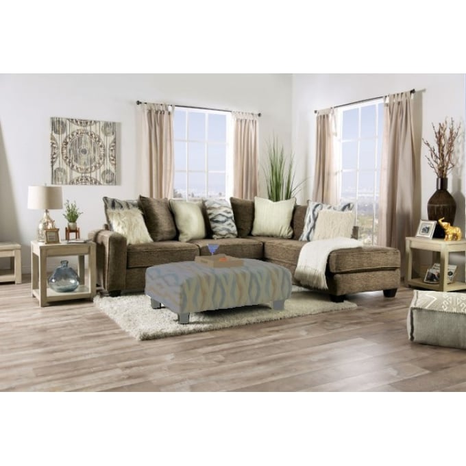 Furniture of America Kempston Brown Sectional FOA-SM5155-SECT