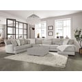 Sectional w/ Armless Chair, Gray