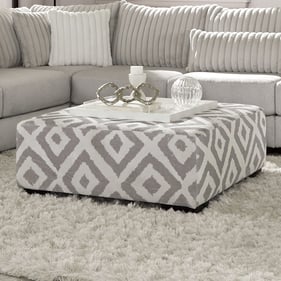 Furniture of America Hermiston Gray Ottoman