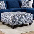 Ottoman, Navy/White