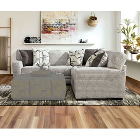 Furniture of America Walton Gray Sectional