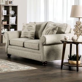 Furniture of America Amaya Cream Loveseat