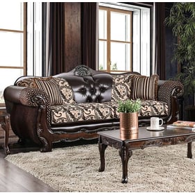 Furniture of America Quirino Brown Sofa