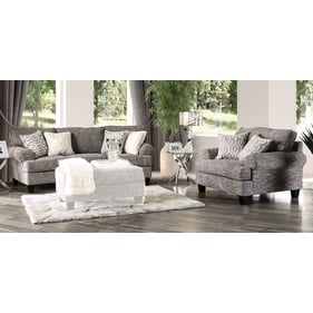 Furniture of America Pierpont Gray 2pc Living Room Set